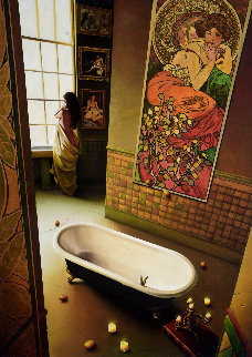 Without You 42x33 Super Huge Original Painting - Orlando Quevedo Without You 42x33 Super Huge Original Painting - Orlando Quevedo