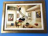 Pianos Corner Huge 47x61 Limited Edition Print by Orlando Quevedo - 1