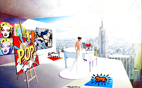 Pop Art and a Bride 2021 Limited Edition Print - Orlando Quevedo