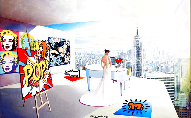 Pop Art and a Bride 2021 Limited Edition Print by Orlando Quevedo