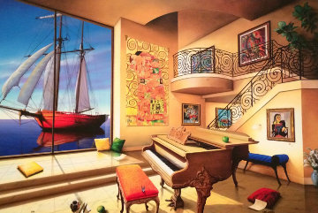 Love Boat 2000 Limited Edition Print - Orlando Quevedo Love Boat 2000 Limited Edition Print - Orlando Quevedo