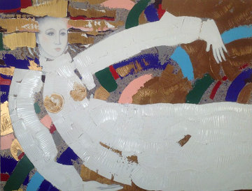 Emancipation 1988 Huge Original Painting - Agudelo-Botero Orlando (Orlando A.B.) Emancipation 1988 Huge Original Painting - Agudelo-Botero Orlando (Orlando A.B.)