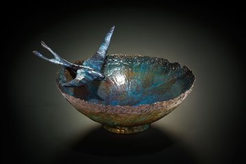 Ceremonial Vessel Bronze Sculpture 2013 Sculpture - Leo E. Osborne Ceremonial Vessel Bronze Sculpture 2013 Sculpture - Leo E. Osborne