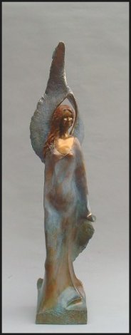 Peace Angel Bronze Sculpture 48 in Sculpture - Leo E. Osborne