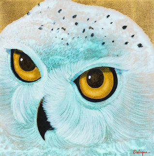 Winter Wanderer 12x12 Original Painting - Leo E. Osborne Winter Wanderer 12x12 Original Painting - Leo E. Osborne