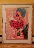 Girl With Flowers Limited Edition Print by Trinidad Osorio - 2