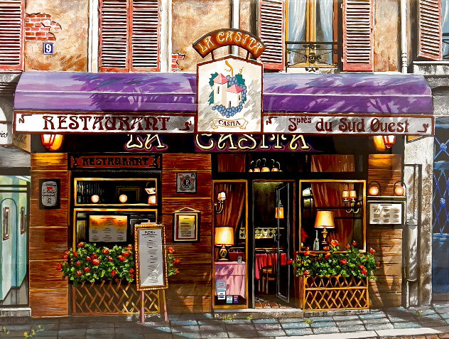 Restaurante La Casita 2000 -  Dominican Republic Limited Edition Print by Arkady Ostritsky