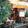 Cafe Les Parisiennes EA - Paris, France Limited Edition Print by Arkady Ostritsky - 2