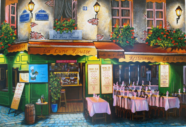 La Lune Rousse Limited Edition Print by Arkady Ostritsky La Lune Rousse Limited Edition Print by Arkady Ostritsky