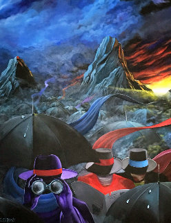 Cadets 72x60 Super Super Huge Original Painting - Victor Ostrovsky Cadets 72x60 Super Super Huge Original Painting - Victor Ostrovsky