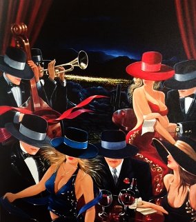Desert Party 2000 Limited Edition Print - Victor Ostrovsky Desert Party 2000 Limited Edition Print - Victor Ostrovsky