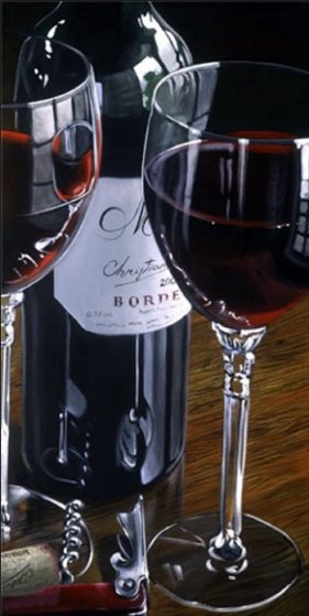 Bordeaux 2004 53x29 Original Painting by Victor Ostrovsky Bordeaux 2004 53x29 Original Painting by Victor Ostrovsky