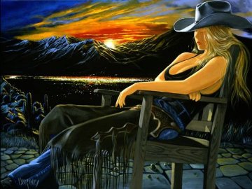 Final Frontier Triptych Print AP 65x88 Limited Edition Print - Victor Ostrovsky Final Frontier Triptych Print AP 65x88 Limited Edition Print - Victor Ostrovsky