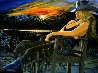 Final Frontier Triptych Print AP 65x88 Huge Mural Size Limited Edition Print by Victor Ostrovsky - 0