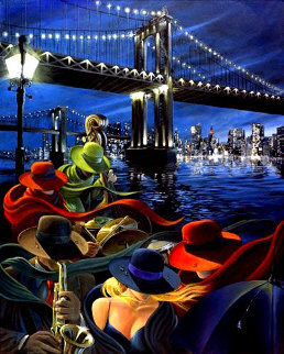 Bait  on Canvas - Huge Limited Edition Print - Victor Ostrovsky