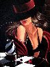 Chess Piece Embellished Limited Edition Print by Victor Ostrovsky - 0