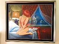 Bird of Paradise 48x60 Huge Original Painting by Victor Ostrovsky - 1 Bird of Paradise 48x60 Huge Original Painting by Victor Ostrovsky - 1
