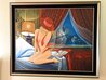 Bird of Paradise 56x67 - Huge Mural Size Painting Original Painting by Victor Ostrovsky - 1
