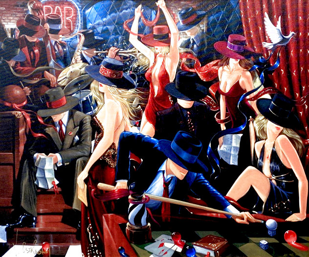 End Game II DE - Huge Limited Edition Print by Victor Ostrovsky
