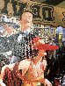 Cafe de Ville - Huge - Paris, France 48x58 Limited Edition Print by Victor Ostrovsky - 2 Cafe de Ville - Huge - Paris, France 48x58 Limited Edition Print by Victor Ostrovsky - 2