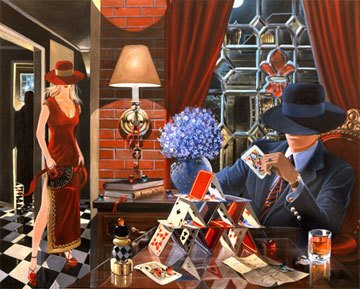 House of Cards 2003 Limited Edition Print - Victor Ostrovsky House of Cards 2003 Limited Edition Print - Victor Ostrovsky