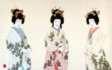 Three Eternal Brides 1993 Limited Edition Print - Hisashi Otsuka Three Eternal Brides 1993 Limited Edition Print - Hisashi Otsuka
