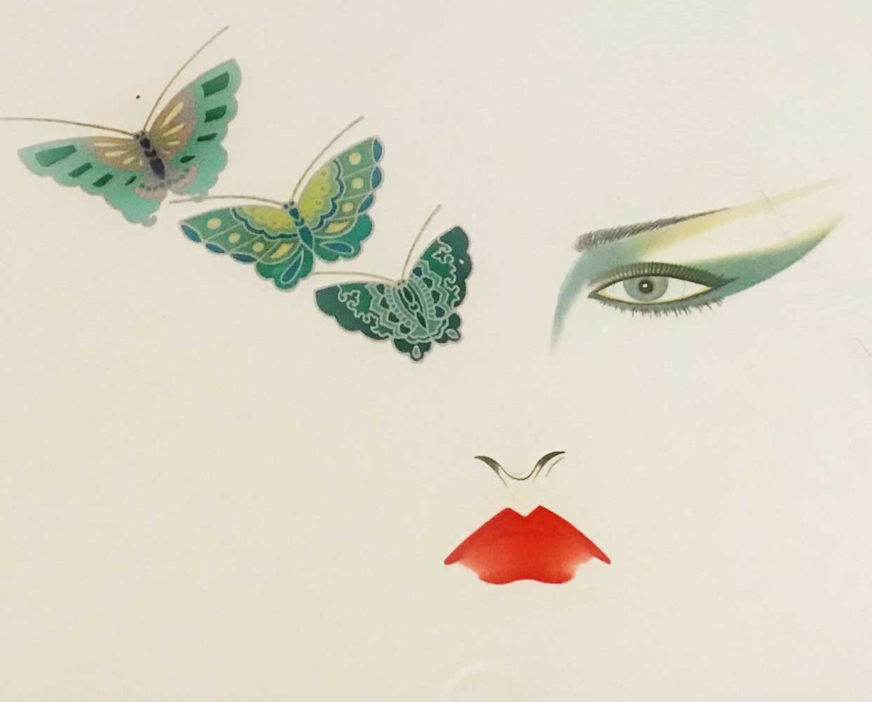 Eyes of Otsuka - Butterflies Limited Edition Print by Hisashi Otsuka Eyes of Otsuka - Butterflies Limited Edition Print by Hisashi Otsuka