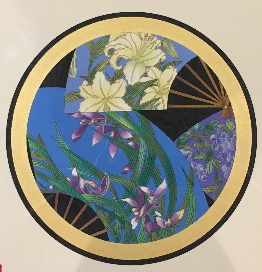 Family Crest 29x37 Original Painting by Hisashi Otsuka Family Crest 29x37 Original Painting by Hisashi Otsuka