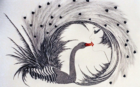 Black Swan 1986 Limited Edition Print - Hisashi Otsuka