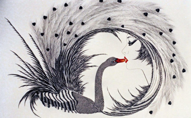 Black Swan 1986 Limited Edition Print by Hisashi Otsuka