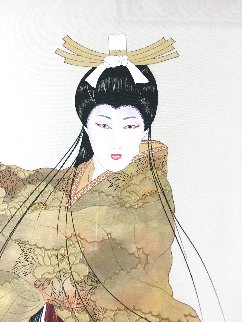Lady Meiko of Autumn 1981 35x28 Original Painting - Hisashi Otsuka Lady Meiko of Autumn 1981 35x28 Original Painting - Hisashi Otsuka