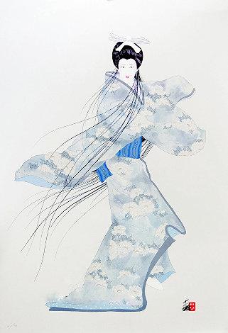 Lady Mieko of Winter 1988 Limited Edition Print - Hisashi Otsuka