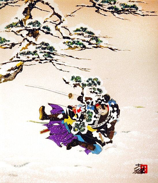 Season of Bushido AP - Framed Lithograph Limited Edition Print by Hisashi Otsuka Season of Bushido AP - Framed Lithograph Limited Edition Print by Hisashi Otsuka