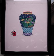 Blue Vase 14x11 Original Painting by Hisashi Otsuka - 3 Blue Vase 14x11 Original Painting by Hisashi Otsuka - 3