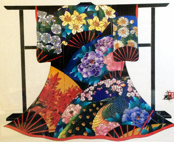 Autumn Kimono 2002 Limited Edition Print - Hisashi Otsuka Autumn Kimono 2002 Limited Edition Print - Hisashi Otsuka