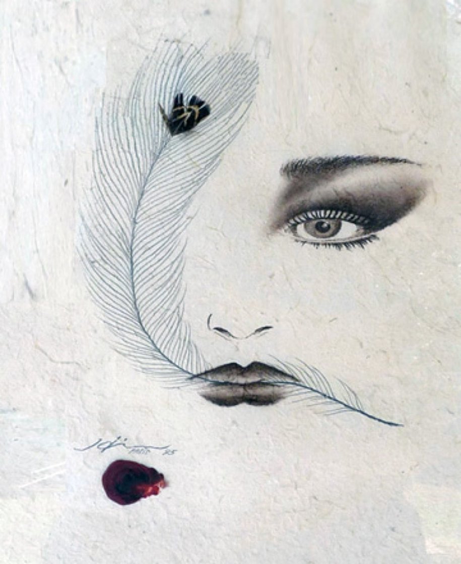 Eyes 1995 20x23 Original Painting by Hisashi Otsuka Eyes 1995 20x23 Original Painting by Hisashi Otsuka