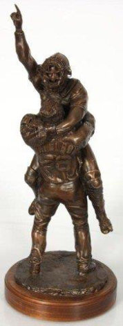 2005 World Series Red Sox Victory Embrace Bronze Sculpture 2008 26 in Sculpture - Opie Otterstad