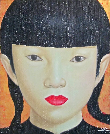 Beauty of Asia XXVI 2012 47x40 Huge Original Painting -  Ouaichai