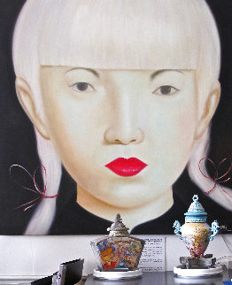Beauty of Asia XXVII 2012 47x47 Super Huge Original Painting - Ouaichai Beauty of Asia XXVII 2012 47x47 Super Huge Original Painting - Ouaichai
