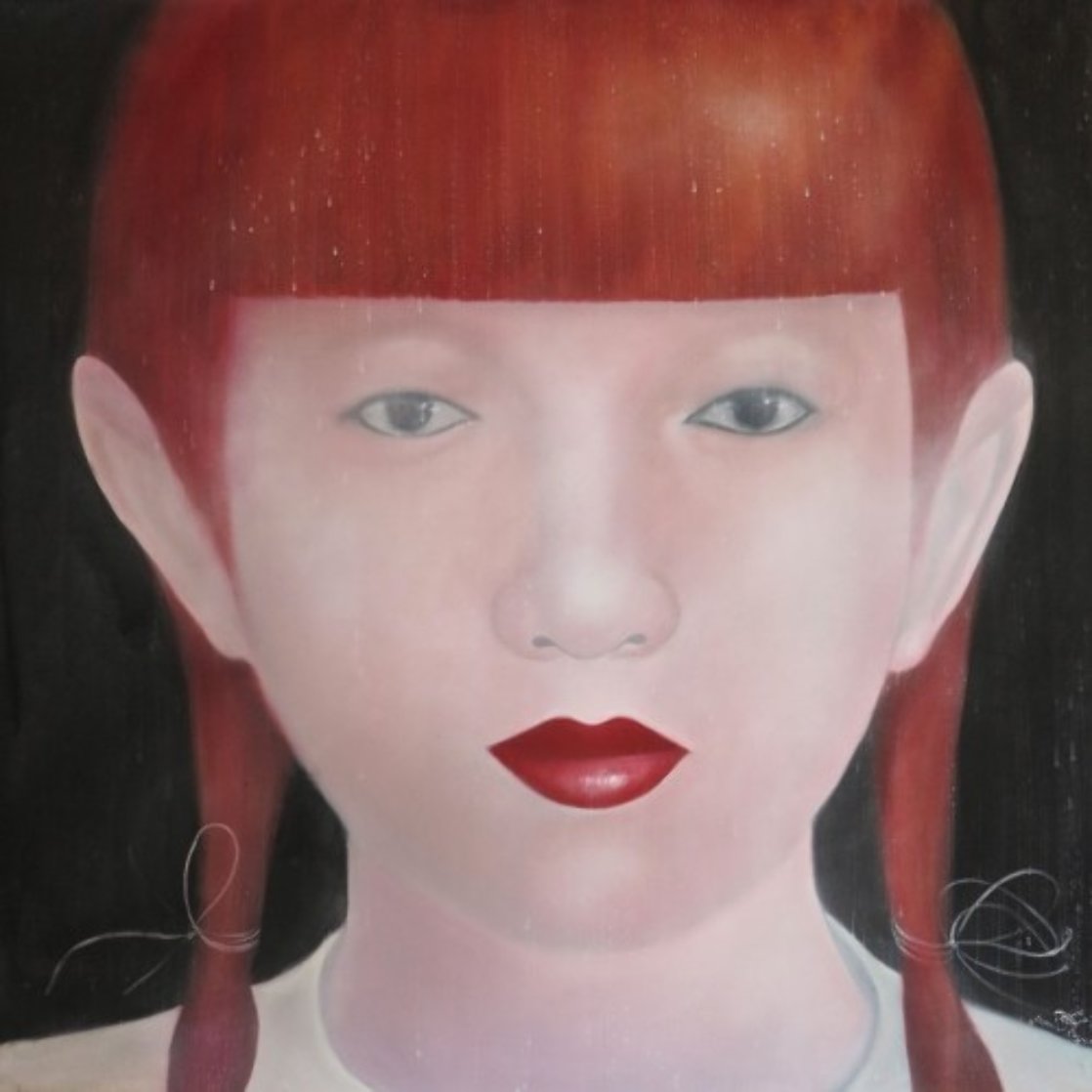 Beauty of Asia XX 47x47 Super Huge Original Painting by Ouaichai Beauty of Asia XX 47x47 Super Huge Original Painting by Ouaichai