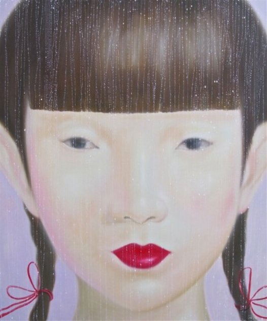 Beauty of Asia I 2012 47x40 Huge Original Painting by  Ouaichai