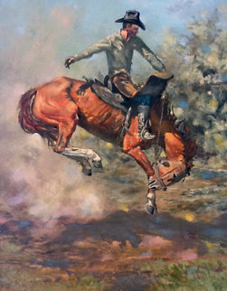 Muy Bronco 1970 17x14 Original Painting - Bill Owen Muy Bronco 1970 17x14 Original Painting - Bill Owen