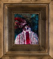 Indian Chief 2002 20x17 Original Painting by Pablo Antonio Milan - 1 Indian Chief 2002 20x17 Original Painting by Pablo Antonio Milan - 1