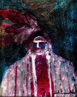 Indian Chief 2002 20x17 Original Painting by Pablo Antonio Milan - 0 Indian Chief 2002 20x17 Original Painting by Pablo Antonio Milan - 0