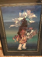Kachina Dancer 54x41 Huge Original Painting by Pablo Antonio Milan - 2 Kachina Dancer 54x41 Huge Original Painting by Pablo Antonio Milan - 2