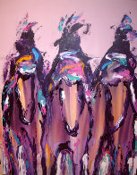 Ghost Riders 1991 60x48 Super Super Huge Original Painting by Pablo Antonio Milan - 4 Ghost Riders 1991 60x48 Super Super Huge Original Painting by Pablo Antonio Milan - 4