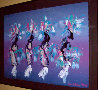 Kachina Dancers 1991 37x48 Huge Original Painting by Pablo Antonio Milan - 1