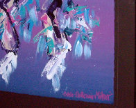 Kachina Dancers 1991 37x48 Super Huge Original Painting by Pablo Antonio Milan - 2 Kachina Dancers 1991 37x48 Super Huge Original Painting by Pablo Antonio Milan - 2
