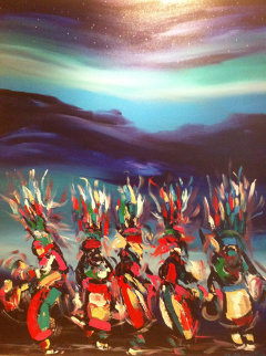 Starlight Dance 60x48 Huge Original Painting - Pablo Antonio Milan Starlight Dance 60x48 Huge Original Painting - Pablo Antonio Milan