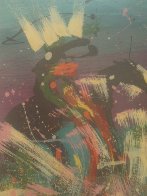 Four Indian Warriors on Horse Back 1997 Limited Edition Print by Pablo Antonio Milan - 1 Four Indian Warriors on Horse Back 1997 Limited Edition Print by Pablo Antonio Milan - 1